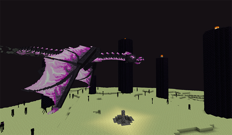 Alpha Legends community Ender Dragon fight - completed event